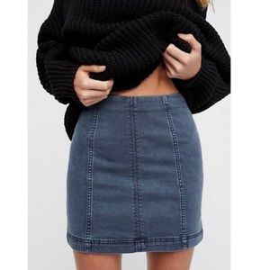 Free people Jean skirt